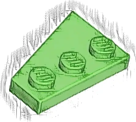 Wedge, Plate 3 x 2 Right