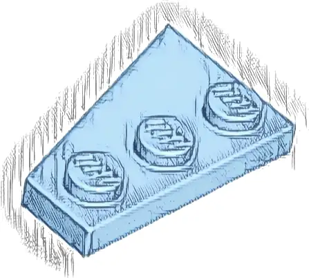 Wedge, Plate 3 x 2 Right