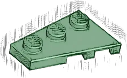 Wedge, Plate 3 x 2 Left