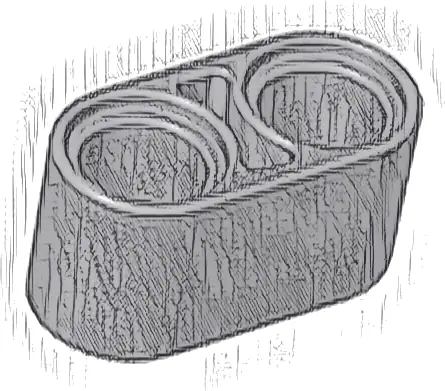 Technic, Liftarm Thick 1 x 2