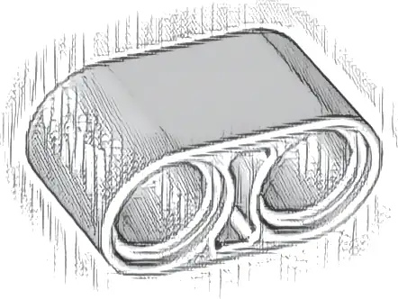 Technic, Liftarm Thick 1 x 2