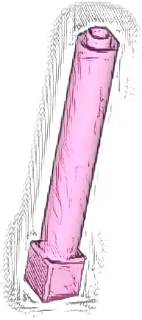 Support 1 x 1 x 6 Solid Pillar