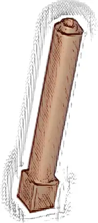 Support 1 x 1 x 6 Solid Pillar