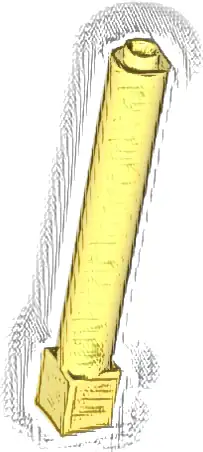 Support 1 x 1 x 6 Solid Pillar