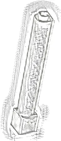 Support 1 x 1 x 6 Solid Pillar