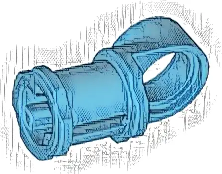 Technic, Axle and Pin Connector Toggle Joint Smooth