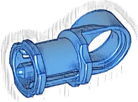 Technic, Axle and Pin Connector Toggle Joint Smooth