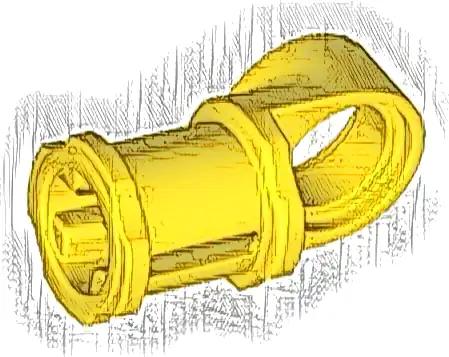 Technic, Axle and Pin Connector Toggle Joint Smooth