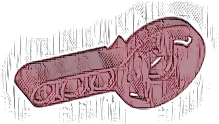 Technic Rotation Joint Disk with Large Pin Hole and 3L Liftarm Thick