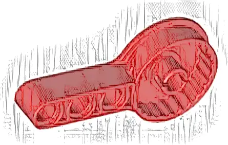 Technic Rotation Joint Disk with Large Pin and 3L Liftarm Thick