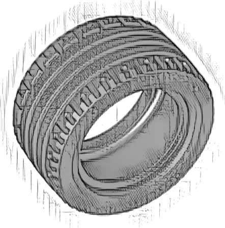 Tire 43.2 x 22 ZR