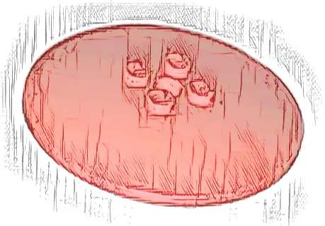 Dish 6 x 6 Inverted (Radar) - Solid Studs