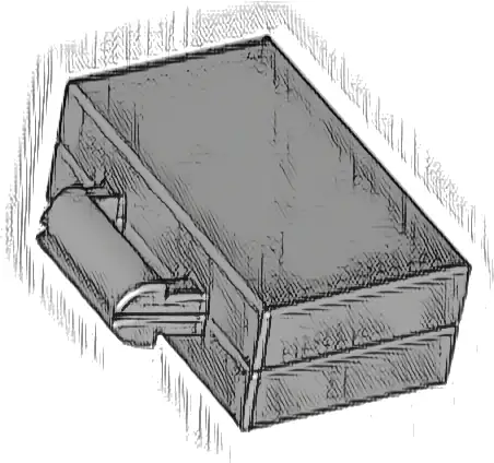 Minifigure, Utensil Briefcase / Suitcase