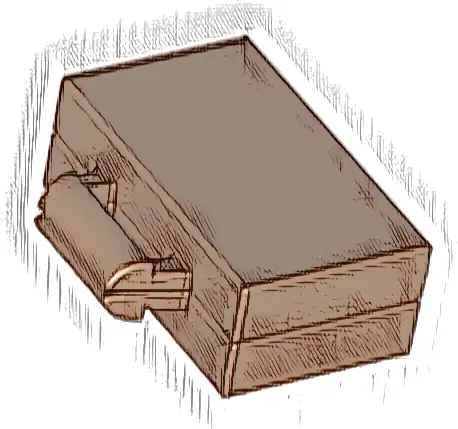 Minifigure, Utensil Briefcase / Suitcase