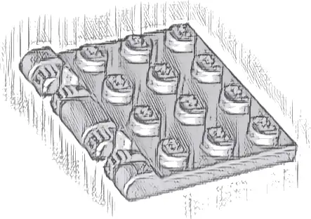 Hinge Plate 3 x 4 Locking Dual 2 Fingers