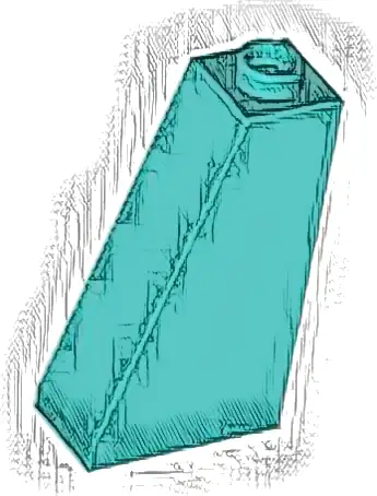 Slope 75 2 x 1 x 3 - Hollow Stud