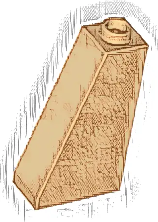 Slope 75 2 x 1 x 3 - Hollow Stud