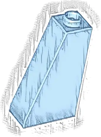 Slope 75 2 x 1 x 3 - Hollow Stud