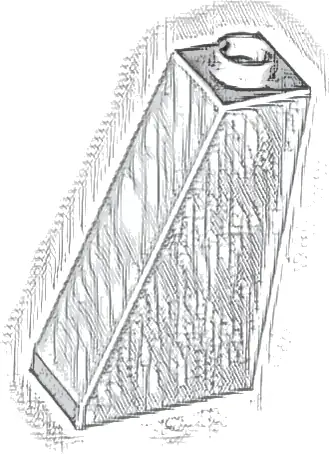 Slope 75 2 x 1 x 3 - Hollow Stud