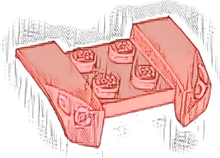 Vehicle, Mudguard 2 x 4 with Headlights Overhang