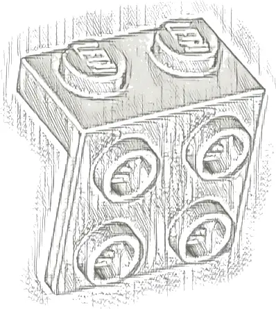 Bracket 1 x 2 - 2 x 2
