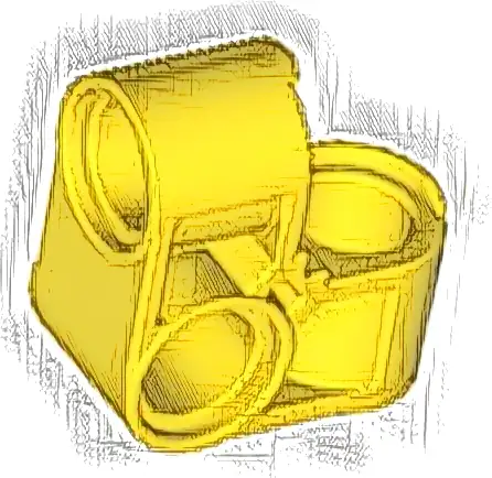 Technic, Pin Connector Perpendicular 2 x 2 Bent