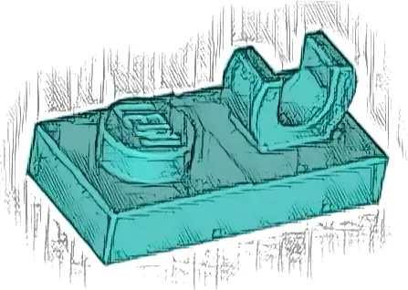 Plate, Modified 1 x 2 with Open O Clip on Top