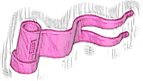 Flag 4 x 1 Wave Right