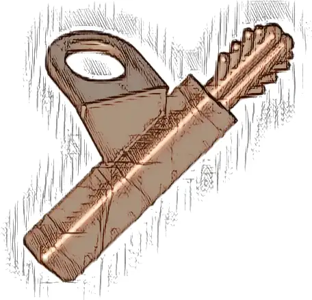 Minifigure Arrow Quiver with 2 Arrows