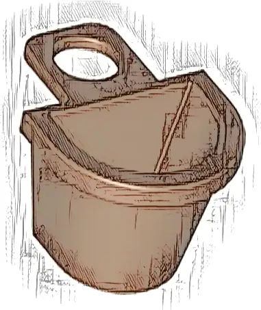 Minifigure Container D-Basket