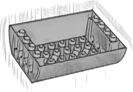Slope, Curved 6 x 8 x 2 Inverted Double