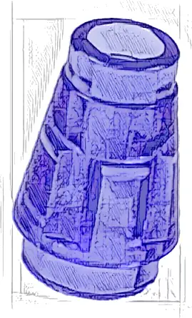 Cone 1 x 1 with Top Groove