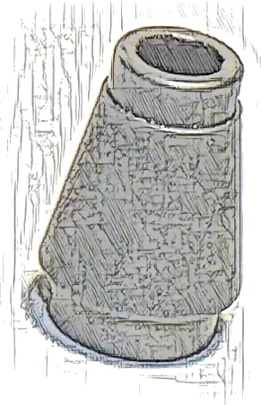 Cone 1 x 1 with Top Groove