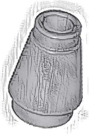 Cone 1 x 1 with Top Groove