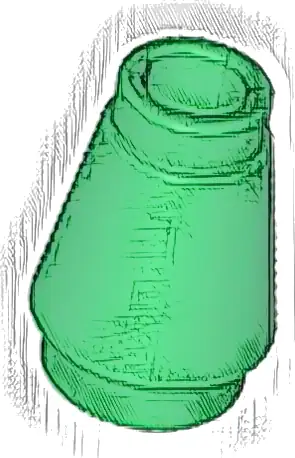 Cone 1 x 1 with Top Groove