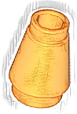 Cone 1 x 1 with Top Groove