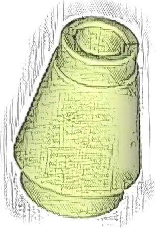 Cone 1 x 1 with Top Groove