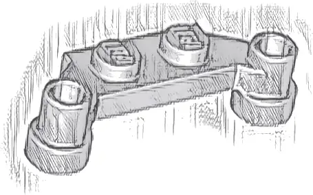 Plate, Modified 1 x 4 Offset