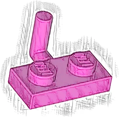 Plate, Modified 1 x 2 with Bar Arm Up (Horizontal Arm 5mm)