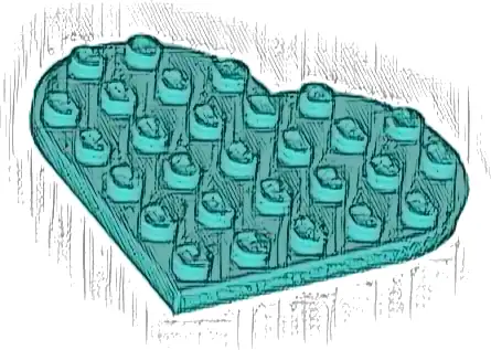 Plate, Round 6 x 6 Heart