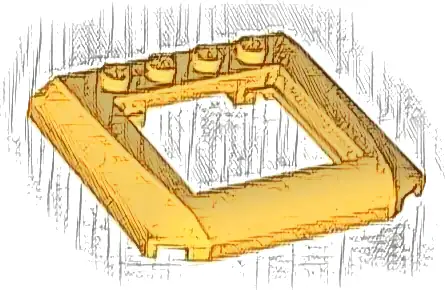 Wedge 5 x 6 x 2/3 Triple Curved with 3 x 4 Cutout for Window (Sunroof)