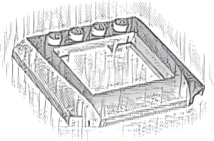 Wedge 5 x 6 x 2/3 Triple Curved with 3 x 4 Cutout for Window (Sunroof)