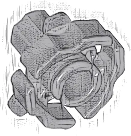 Technic, Clutch Connector Male / Inside
