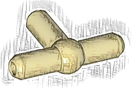 Pneumatic T Piece Second Version (T Bar with Ball in Center)