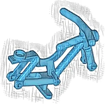 Bicycle Frame with Handlebars