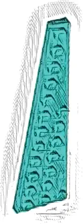 Wedge, Plate 12 x 3 Right