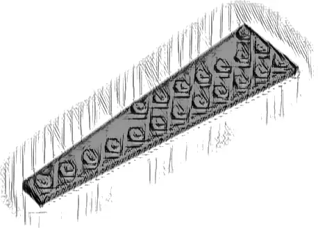 Wedge, Plate 12 x 3 Right