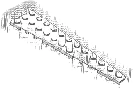 Wedge, Plate 12 x 3 Right