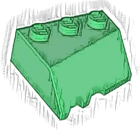 Wedge 3 x 3 Sloped Right