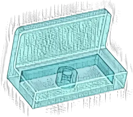 Panel 1 x 2 x 1 with Rounded Corners